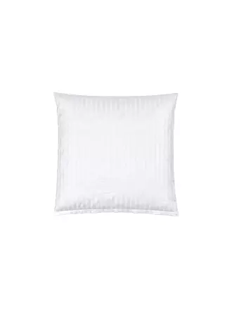 CHRISTIAN FISCHBACHER | Satin Kissenbezug 70x90cm MANHATTAN Weiss | 